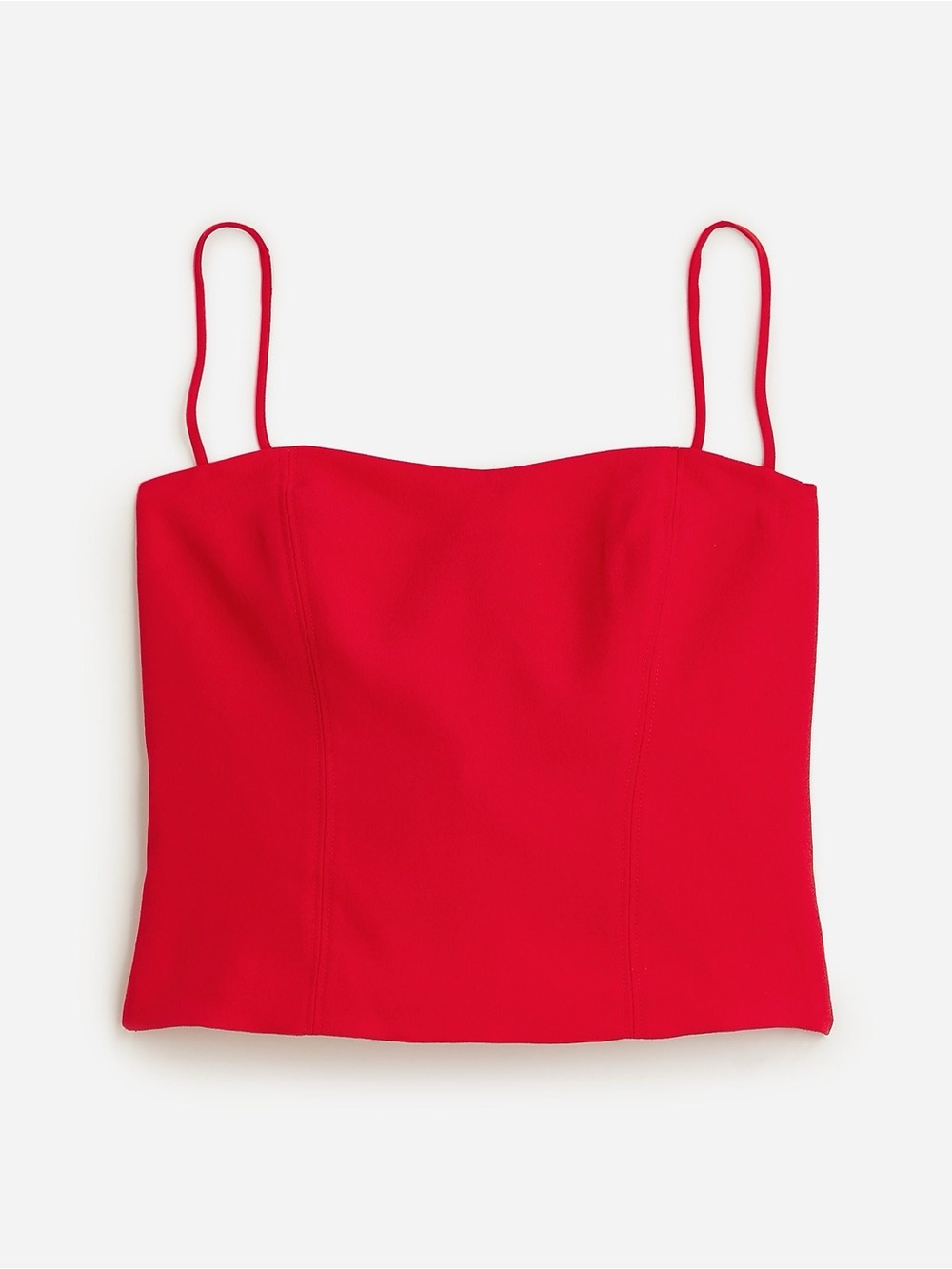 Jcrew Red Bustier Top Small